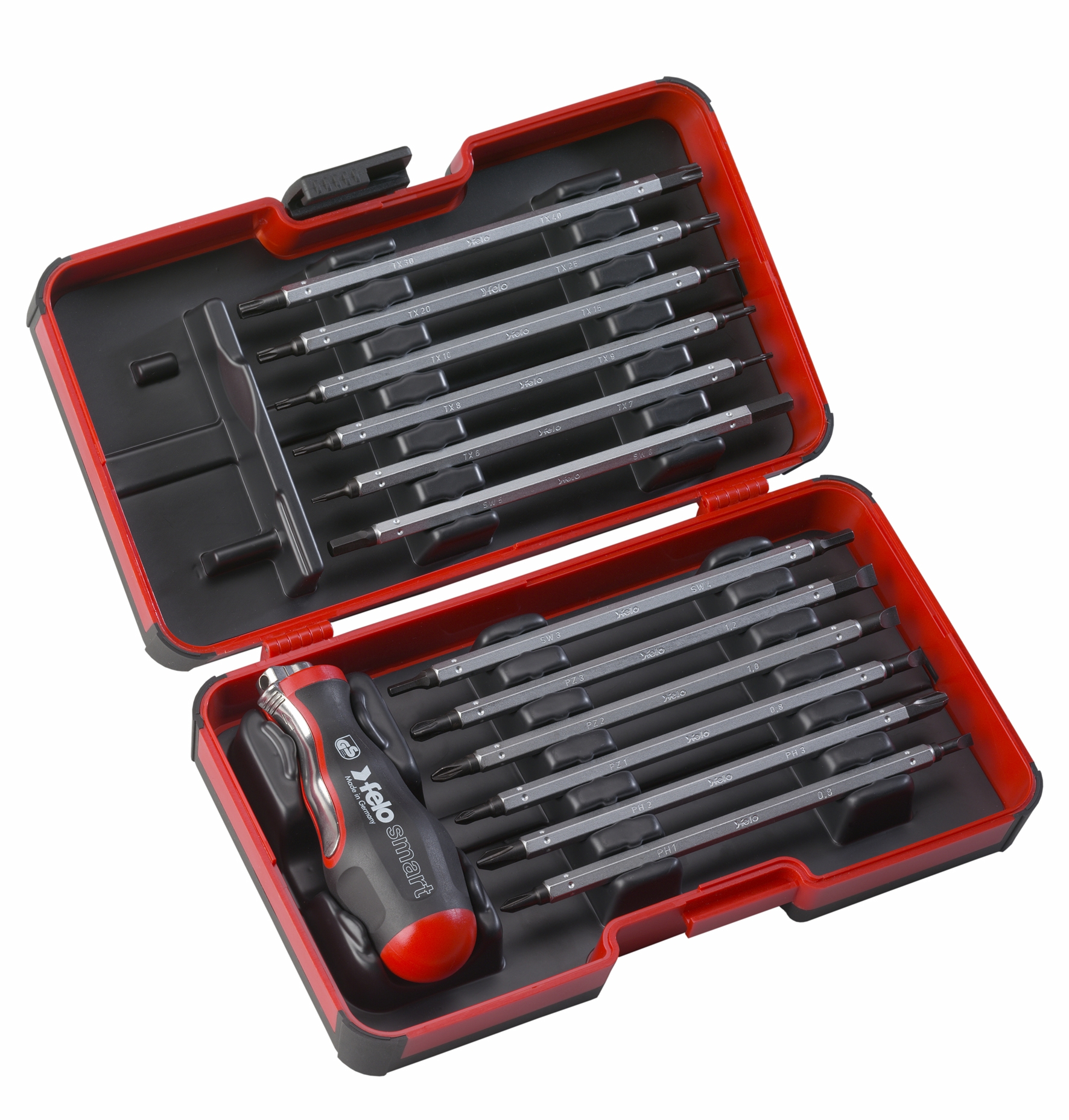 Set Di Chiavi A Cricchetto Felo R-GO 19 Pollici - Attrezzo Professionale, Impugnatura Ergonomica